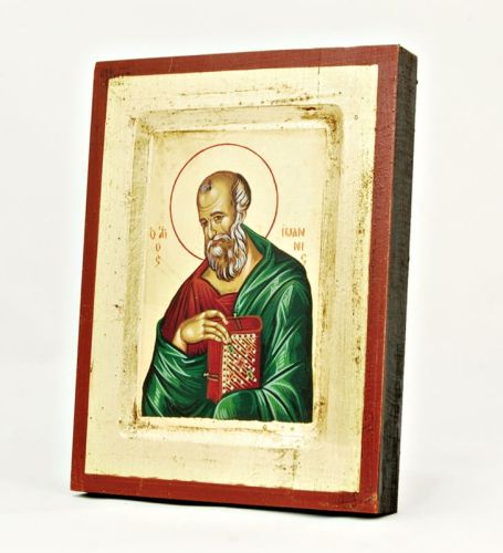 Ikona bizantyjska święty Jan Ewangelista 14 x 18 (1) e-religijne.pl