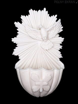 Kropielnica domowa Duch Święty - 647 sklep religijny z dewocjonaliami Kropielnice do domu i kaplic