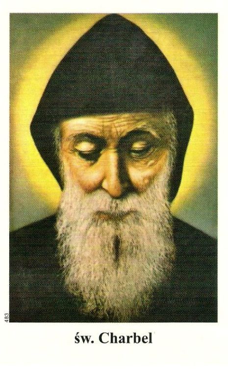 Obrazek ze św. Charbelem i modlitwą (7 x 10) e-religijne.pl