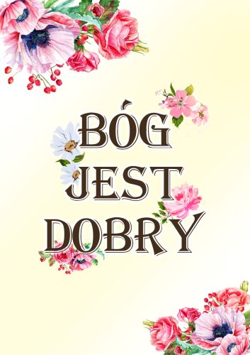 pocztówka Bóg jest dobry e-religijne.pl