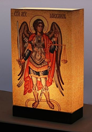 Sklep z dewocjonaliami: Lampka stołowa Michał Archanioł księgarnia religijna - sklep chrześcijański