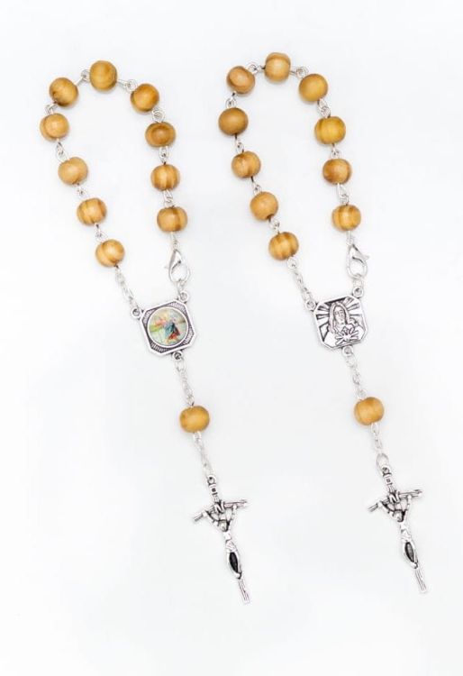 Drewniana dziesiątka różańca - do samochodu R278