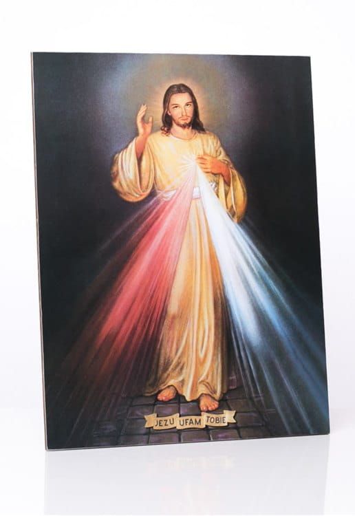 Obrazek Jezu Ufam Tobie 20 x 30 księgarnia chrześcijańska