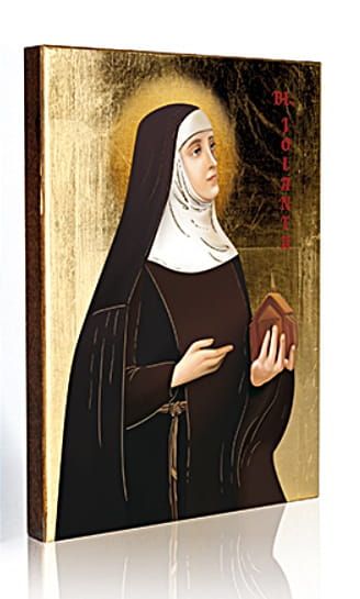 Obrazy i ikony świętych na upominki religijne: Ikona Błogosławionej Jolanty 17 x 23