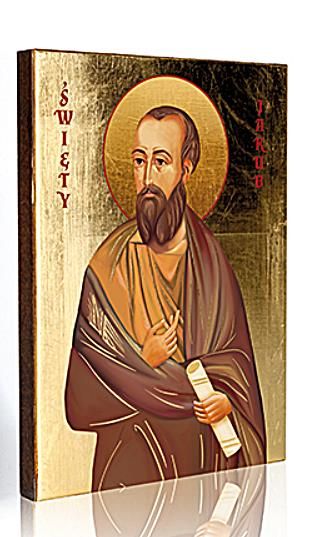 Ikony na prezent: Ikona Święty Jakub Apostoł 17 x 23