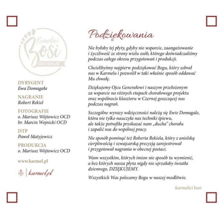 DIEM JOANNES ADVEHIT Chorały gregoriańskie ku czci św. Jana od Krzyża - (audio CD) sklep chrześcijański