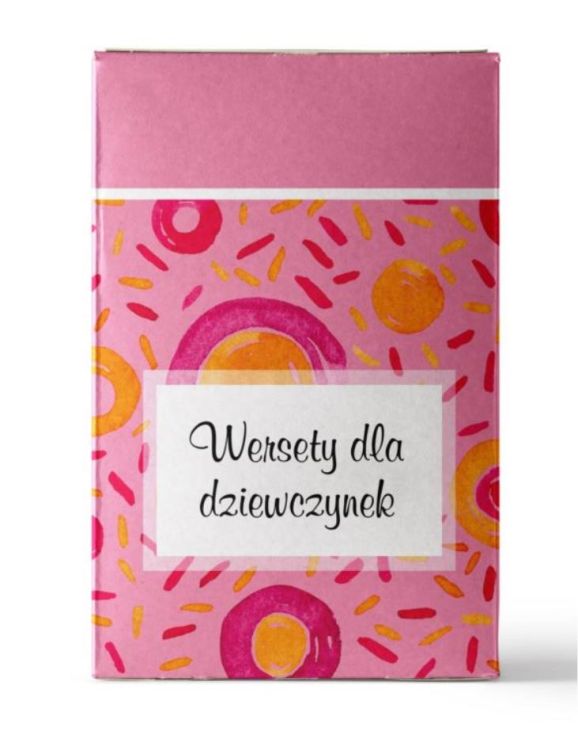 Biblijne wersety dla dziewczynek - pudełko z kartami sklep chrześcijański e-religijne.pl
