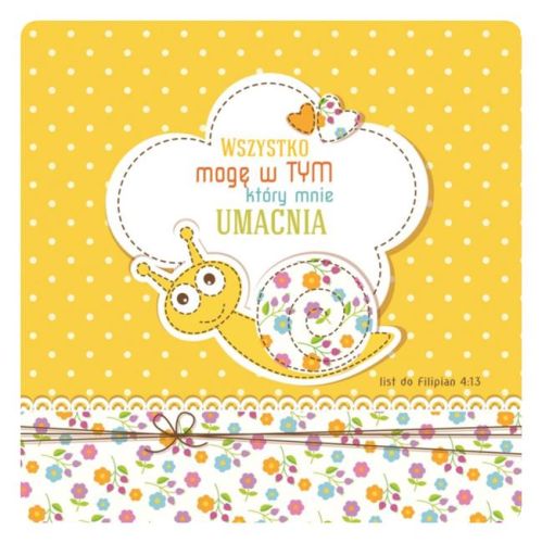 Podstawka korkowa "Wszystko mogę w TYM ..." sklep chrześcijański