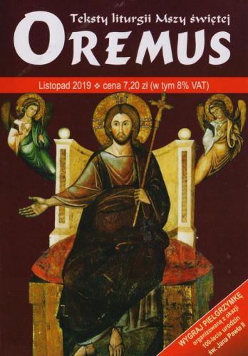 Oremus na LISTOPAD 2019 - teksty liturgii Mszy Świętej sklep PROMIC - wydawnictwo Księży Marianów