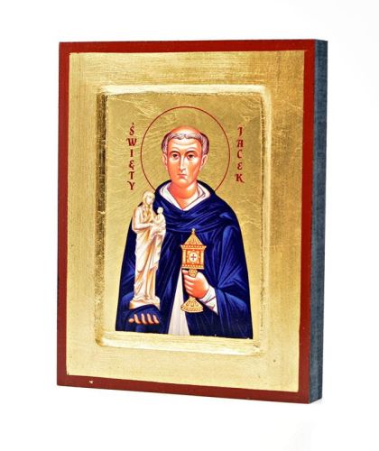 Święty Jacek ikona bizantyjska z certfikatem 14 x 18 | ikony z Grecji | bizantyjskie
