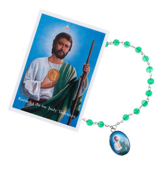 Księgarnia religijna - sklep chrześcijański | Koronka do św. Judy Tadeusza - różaniec z modlitwą