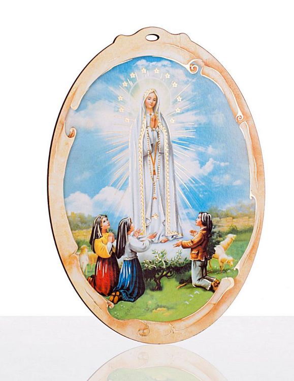 Obrazek Matka Boża Fatimska 16,5 cm ODO004 | upominki za różaniec i roraty