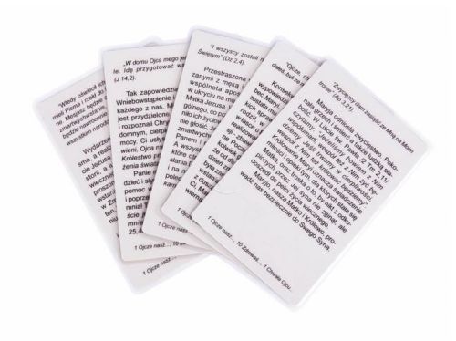 Tajemnice dla róż różańcowych komplet 20 sztuk