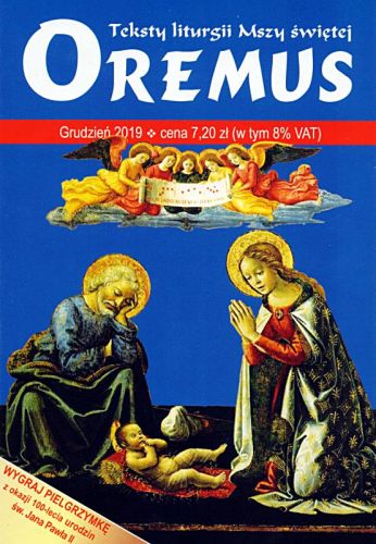 Księgarnia religijna sklep chrześcijański | Oremus na GRUDZIEŃ 2019 - teksty liturgii Mszy Świętej
