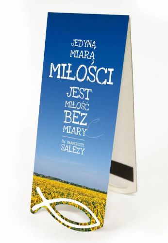 Sklep chrześcijański: Magnetyczna zakładka do książki "Jedyną miarą miłości..."
