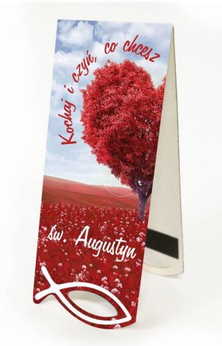 Magnetyczna zakładka do książki "Kochaj i czyń..." sklep chrześcijański