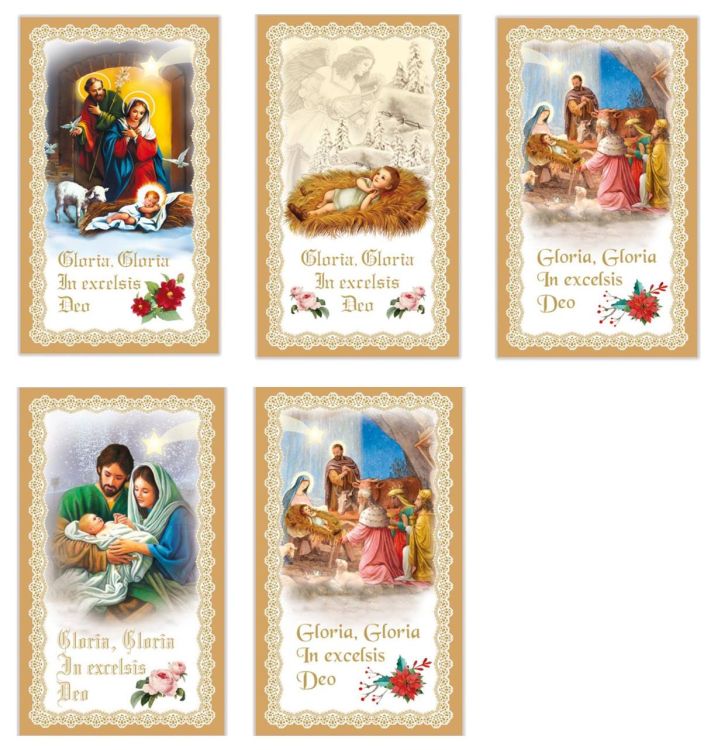 Obrazki kolędowe mix wzorów 500 sztuk | sklep liturgiczny | dewocjonalia |