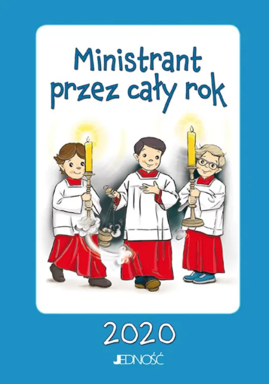 Sklep Chrześcijański e-religijne.pl | Wydanictwo Jedność | Ministrant przez cały rok 2020 - kalendarzyk kieszonkowy