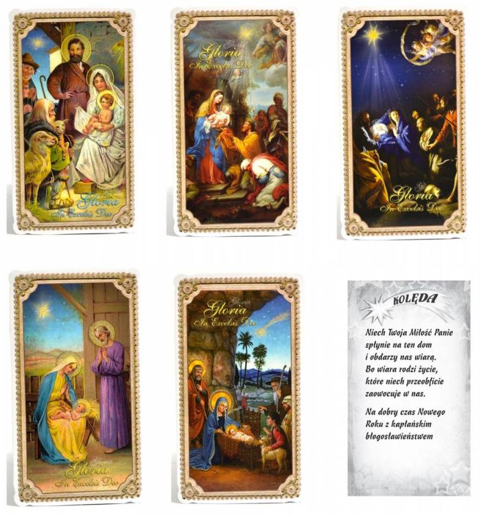 Sklep z produktami sakralnymi | dewocjonalia | chrześcijański sklep e-religijne.pl Obrazki na wizytę duszpasterską - kolędę 500 sztuk