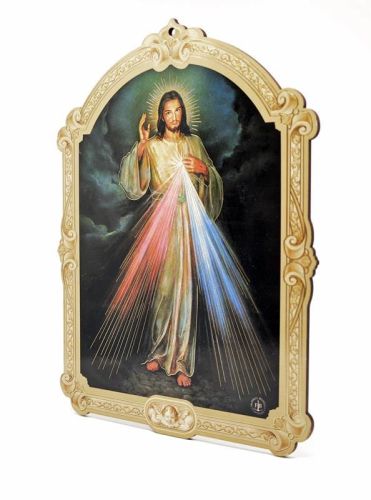 Obrazy dewocjonalia Obrazek JEZU UFAM TOBIE 17 x 23