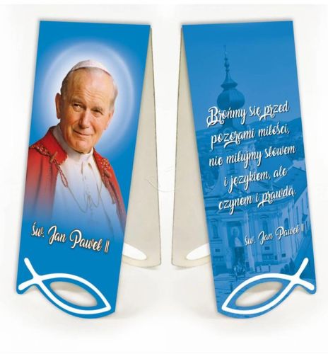 Sklep chrześcijański | Magnetyczna zakładka do książki Św. Jan Paweł II "Brońmy się przed pozorami ..."