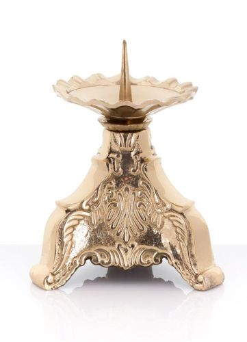 Dewocjonalia artykuły liturgiczne | sklep | Świeczniki lichtarze do kościoła | Lichtarz świecznik kościelny mosiężny PO-16