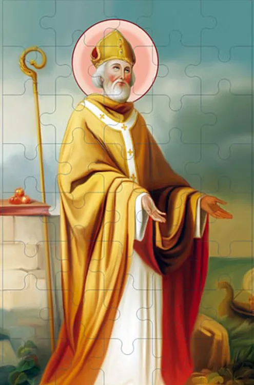 Puzzle chrześcijańskie dla dzieci ŚWIĘTY MIKOŁAJ BISKUP | sklep chrześcijański