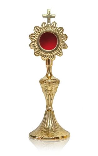 Sklep z wyposażeniem kościoła Relikwiarz mosiężny 19 cm MN-1019 wyposażenie kościoła