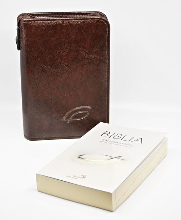 Biblia z rybką Stary i Nowy Testament poręczne z okładką księgarnia | BIBLIA Z OKŁADKĄ