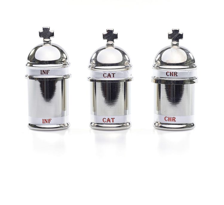 Pojemniki na oleje święte komplet 986-N sklep cena 480,00