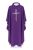 Ornat na Wielki Post fioletowy z krzyżem KOR/225/03/12 - sklep z ornatami