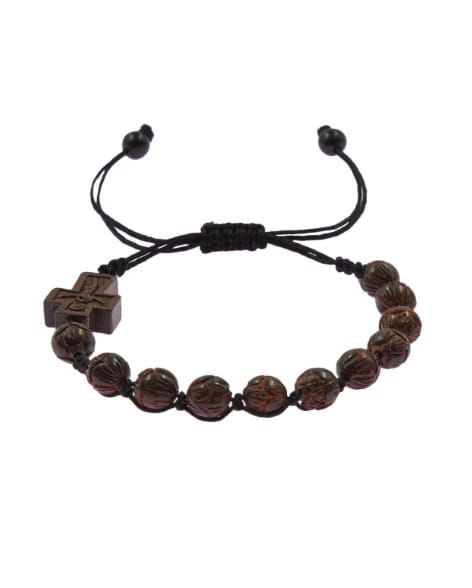 Różaniec bransoletka z drzewa różanego MUKULA BC1987