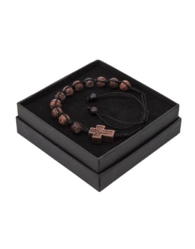 Różaniec bransoletka z drzewa różanego MUKULA BC1987