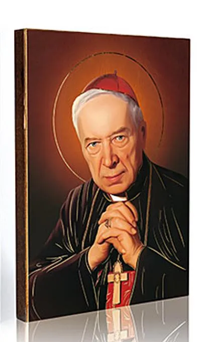 Kardynał Stefan Wyszyński ikona - 12 x 16sklep chrześcijański dewocjonalia