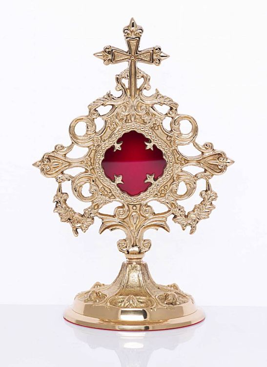 Sklep liturgiczny - Relikwiarz mosiężny MN-1010