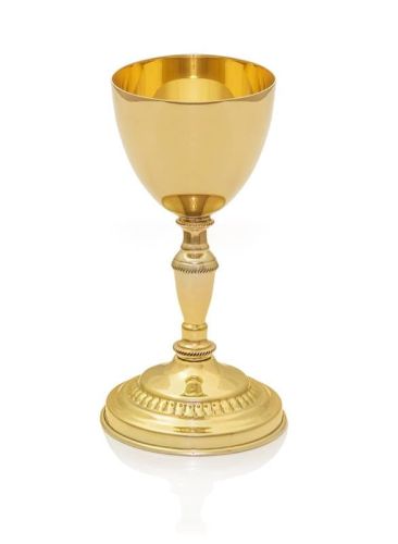 Liturgiczny kielich mszalny złocony C-1008 - sklep z dewocjonaliami hurtownia