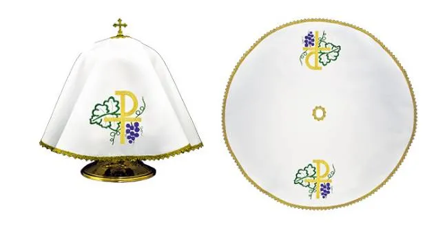 Sukienka - welon na puszkę KWE/002/O/04 sklep liturgiczny