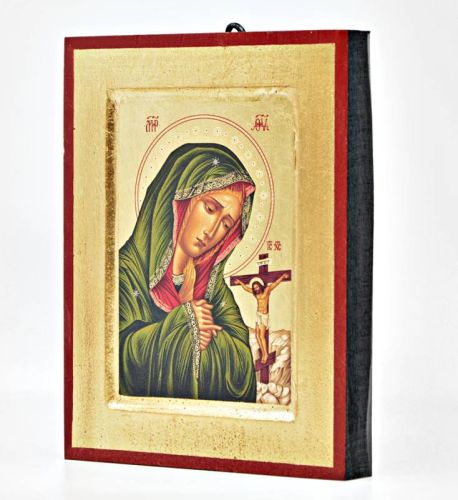 Bizantyjska ikona Matki Bożej Bolesnej 14 x 18 sklep chrześcijański