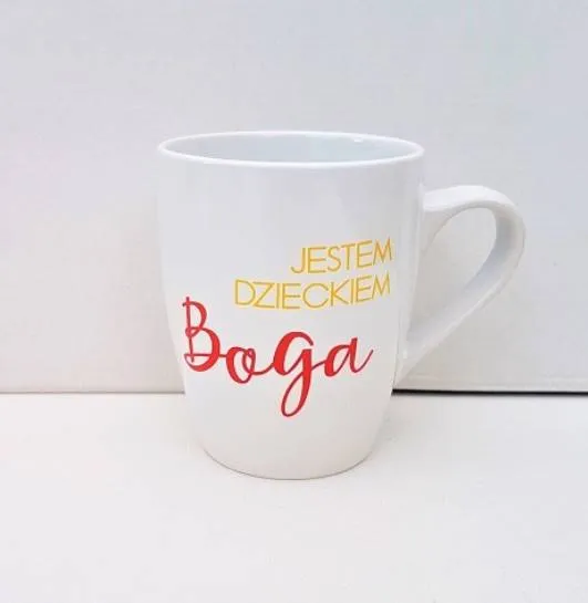 Kubek chrześcijański Jestem dzieckiem Boga - dziewczynka księgarnia religijna sklep