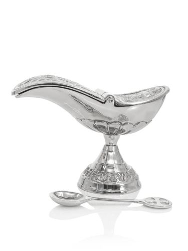 Łódka do kadzidła z łyżeczką - nikiel P144N sklep chrześcijański