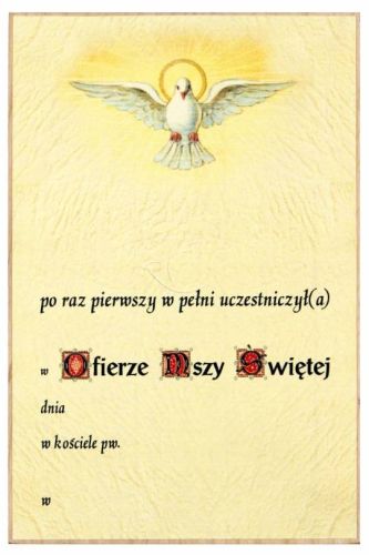 Obrazek Pamiątka I Komunii Świętej 173_211 księgarnia religijna sklep dewocjonalia