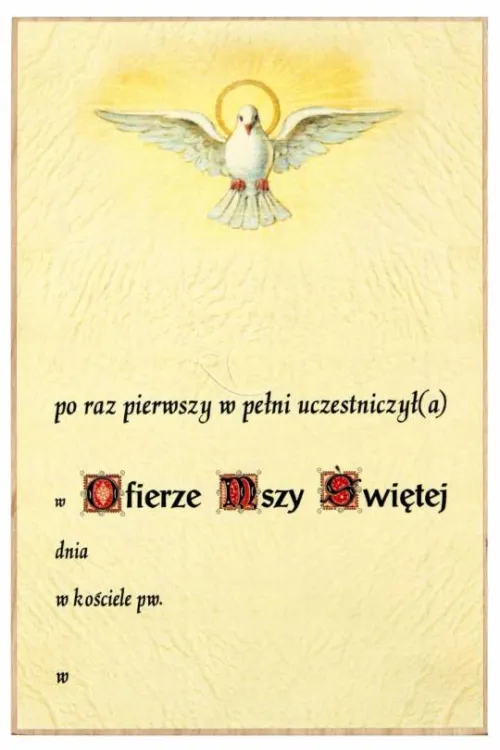 Dewocjonalia Co kupić z okazji I Komunii Świętej? Obrazek z drewnianej ceramiki