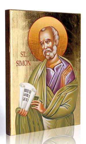 Ikona ze świętym Szymonem 17 x 23 sklep z ikonami - prezent na bierzmowanie - dewocjonalia