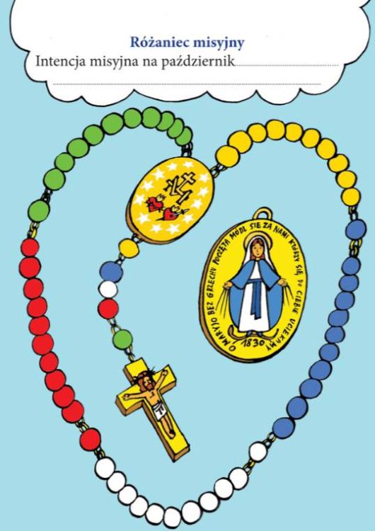 MÓJ RÓŻANIEC Kontrolki dla dzieci na nabożeństwa różańcowe 2020 - sprawdziany - wydawnictwo św. Stanisław Kraków