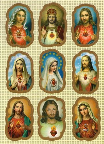 Naklejki religijne Serce Jezusa i Maryi e-religijne.pl