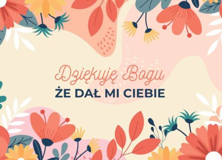 Karnet w kopercie "Dziękuję Bogu że dał mi Ciebie" sklep na prezent religijny