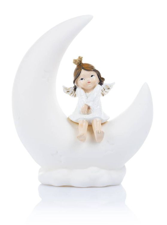 Figurka aniołka podświetlana 17 cm BV208008