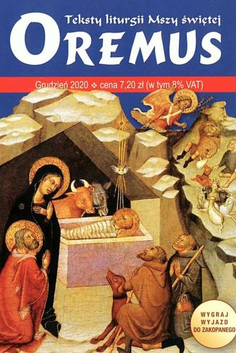 Oremus na GRUDZIEŃ 2020 - teksty liturgii Mszy Świętej