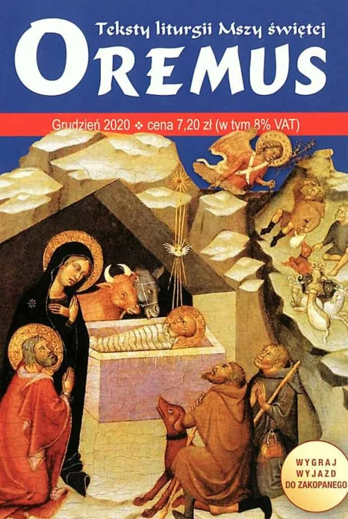 Oremus na GRUDZIEŃ 2020 - teksty liturgii Mszy Świętej