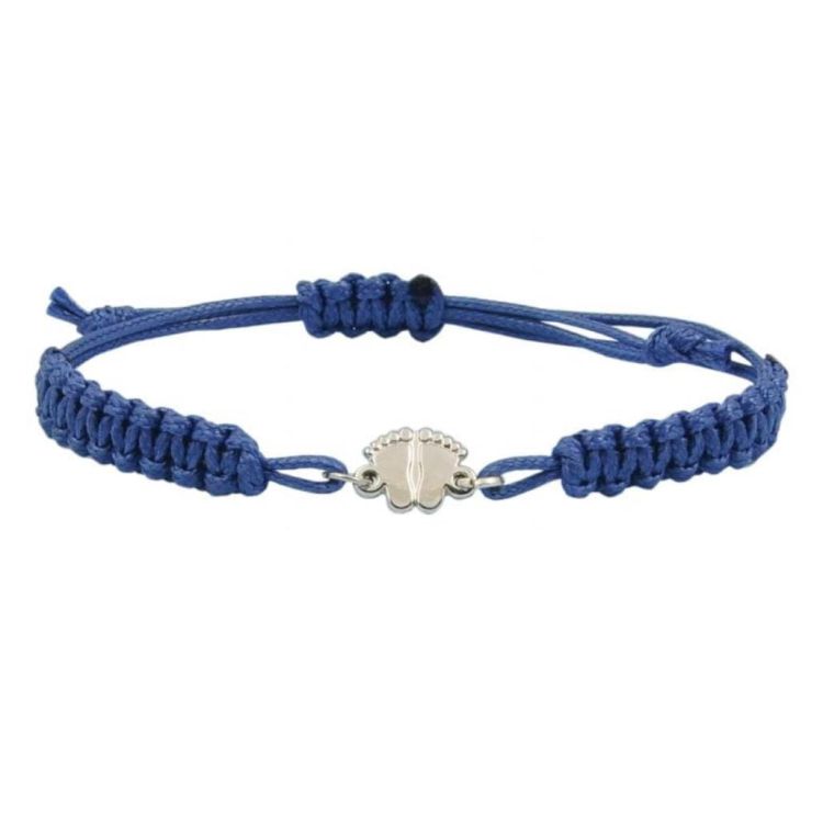 Bransoletka pro-life "Jestem za życiem" - niebieska